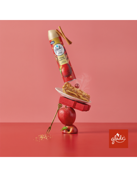 Jesienny oświeżacz powietrza w sprayu Glade Warm Apple Pie 300 ml - Odświeżacze w sprayu Jesienny oświeżacz powietrza w sprayu Glade Warm Apple Pie 300 ml 5000204416466 4
