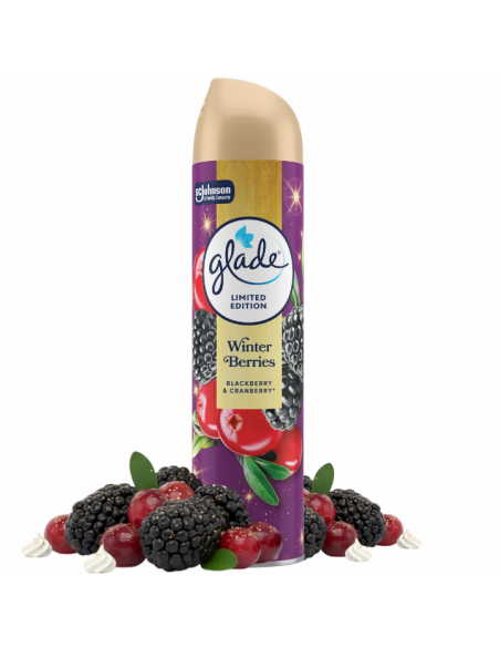 Świąteczny odświeżacz powietrza w sprayu Glade Winter Berries 300 ml - Odświeżacze w sprayu Świąteczny odświeżacz powietrza w sprayu Glade Winter Berries 300 ml 5000204416497