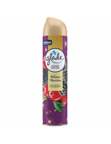 Świąteczny odświeżacz powietrza w sprayu Glade Winter Berries 300 ml - Odświeżacze w sprayu Świąteczny odświeżacz powietrza w sprayu Glade Winter Berries 300 ml 5000204416497 5