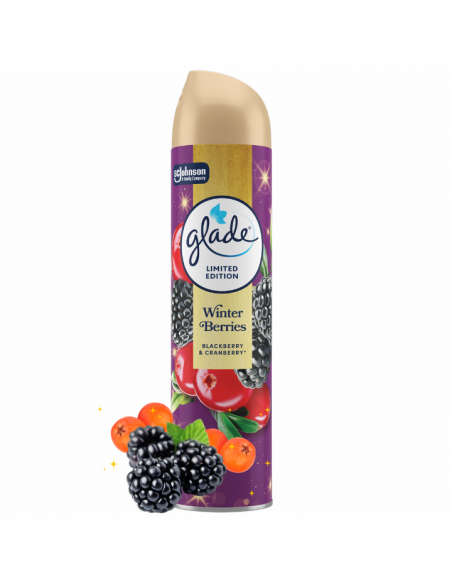 Świąteczny odświeżacz powietrza w sprayu Glade Winter Berries 300 ml - Odświeżacze w sprayu Świąteczny odświeżacz powietrza w sprayu Glade Winter Berries 300 ml 5000204416497 9