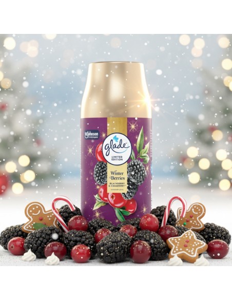 Zimowy wkład do automatycznego odświeżacza powietrza Glade Winter Berries 269 ml 5000204414332 3