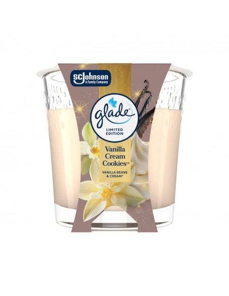 Zimowa świeca zapachowa Glade Vanilla Cream Cookies 112 g - Świece zapachowe Zimowa świeca zapachowa Glade Vanilla Cream Cookies 112 g 5000204414905 2