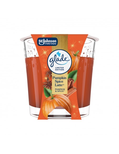 Świeca zapachowa na jesień Glade Pumpkin Spice Latte 112 g - Świece zapachowe Świeca zapachowa na jesień Glade Pumpkin Spice Latte 112 g 5000204414936 2