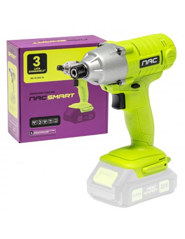 Akumulatorowa zakrętarka udarowa 180Nm NAC SMART NS-ID-20V-B, Body bez baterii 5905842532045