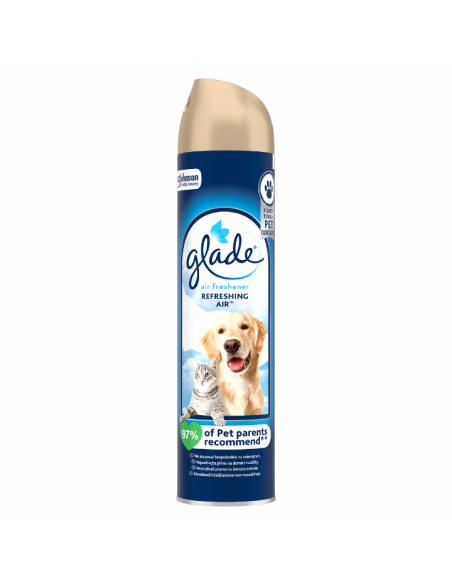 Odświeżacz powietrza neutralizujący przykre zapachy Glade PETS Refreshing Air 300 ml - Odświeżacze w sprayu Odświeżacz powietrza neutralizujący przykre zapachy Glade PETS Refreshing Air 300 ml 5000204381733 2