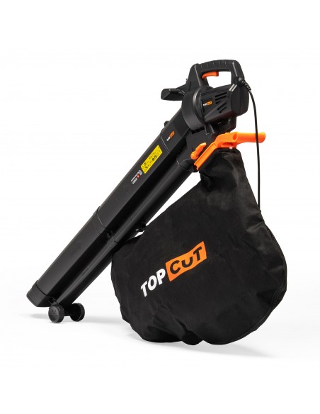 Elektryczna dmuchawa do liści, odkurzacz ogrodowy 3500W TOP CUT TC-DE3500-E2 5905842536838 4