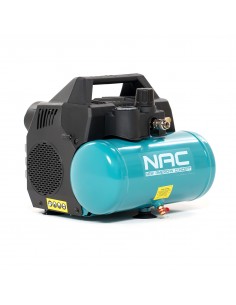 Kompresor bezolejowy  ręczny 6 litrów, 1100W, 1,5HP NAC MA-OF-H-06L-1.5 5905842515635