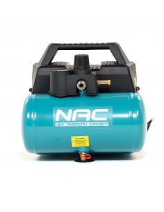 Kompresor bezolejowy  ręczny 6 litrów, 1100W, 1,5HP NAC MA-OF-H-06L-1.5 5905842515635 2