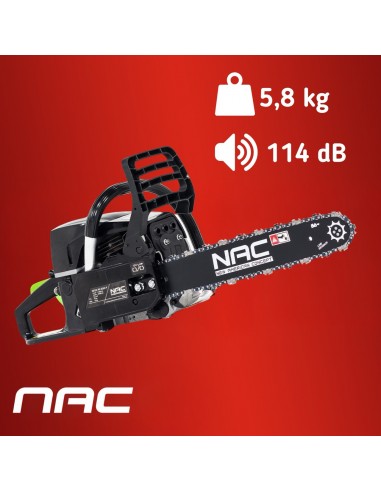 Lekka piła pilarka spalinowa 40 cm 16" NAC CST52-40-01AC-V 5902490785069 8