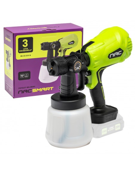 Zestaw NAC SMART: Pistolet malarski + Mieszadło + Opalarka + Wyciskacz + Latarka + Aku + Ładowarka - Urządzenia akumulatorowe... Zestaw NAC SMART: Pistolet malarski + Mieszadło + Opalarka + Wyciskacz + Latarka + Aku + Ładowarka 5905842532168 2