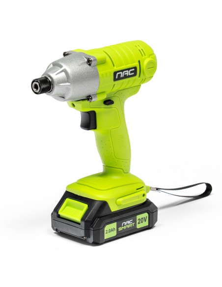 Zakrętarka udarowa NAC SMART NS-ID-20V-B z akumulatorem 2 Ah i szybką ładowarką 5905842532045 9