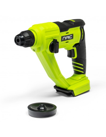 Mocna młotowiertarka NAC SMART NS-RH-20V-B z akumulatorem 2 Ah i szybką ładowarką 5905842532069 9