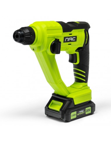 Mocna młotowiertarka NAC SMART NS-RH-20V-B z akumulatorem 2 Ah i szybką ładowarką 5905842532069 10