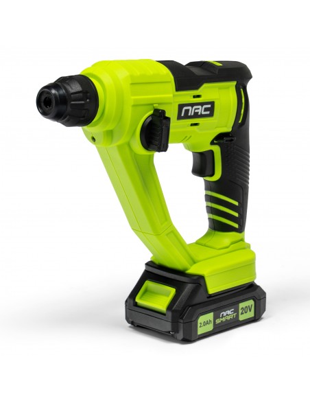 Mocna młotowiertarka NAC SMART NS-RH-20V-B z akumulatorem 2 Ah i szybką ładowarką 5905842532069 10