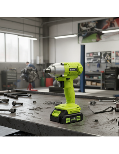 Klucz udarowy NS-IW-20V-B NAC SMART z akumulatorem 2 Ah i szybką ładowarką 5905842532120 11