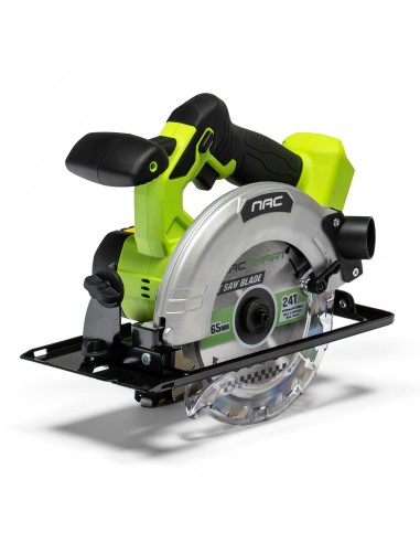 Piła tarczowa ręczna 165 mm NAC SMART NS-CS-20V-B z akumulatorem 2 Ah i szybką ładowarką 5905842532083 3