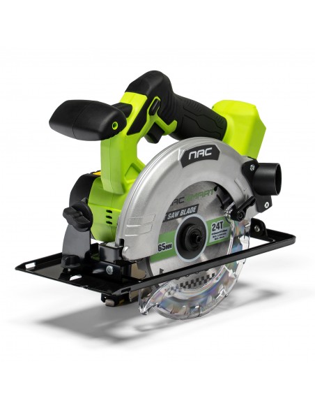 Piła tarczowa ręczna 165 mm NAC SMART NS-CS-20V-B z akumulatorem 2 Ah i szybką ładowarką 5905842532083 3