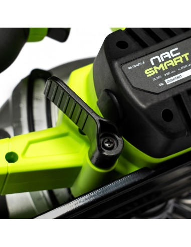 Piła tarczowa ręczna 165 mm NAC SMART NS-CS-20V-B z akumulatorem 2 Ah i szybką ładowarką 5905842532083 5