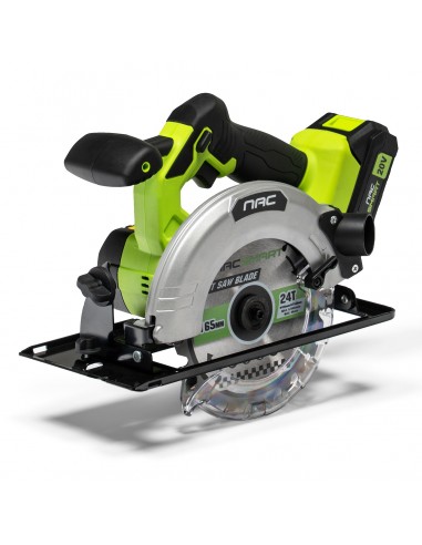 Piła tarczowa ręczna 165 mm NAC SMART NS-CS-20V-B z akumulatorem 2 Ah i szybką ładowarką 5905842532083 10