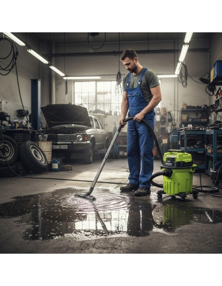 Odkurzacz przemysłowy 12L NS-IVC-20V-B NAC SMART z akumulatorem 4 Ah i szybką ładowarką 5905842532175 7