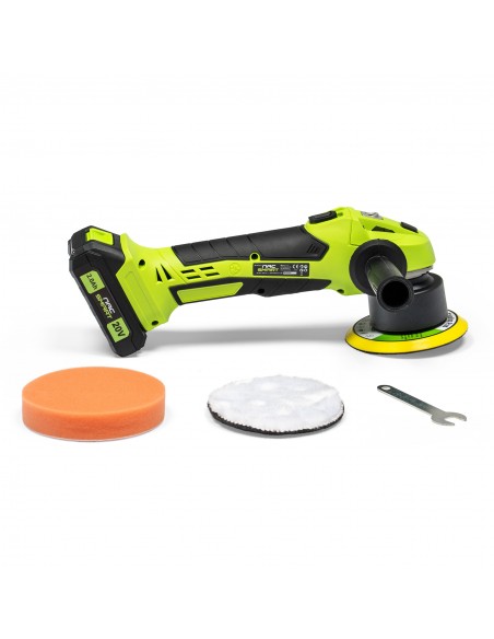 Polerka samochodowa 125 mm NAC SMART NS-PP-20V-B z akumulatorem 2 Ah i szybką ładowarką - Urządzenia akumulatorowe NAC Polerka samochodowa 125 mm NAC SMART NS-PP-20V-B z akumulatorem 2 Ah i szybką ładowarką 5905842532151 12