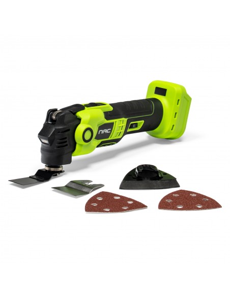 Narzędzie wielofunkcyjne, multitool NAC SMART NS-MT-20V-B z akumulatorem 2 Ah i szybką ładowarką 5905842532076 4