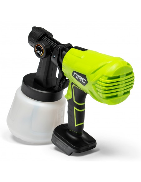 Pistolet malarski z 3 dyszami NS-SG-20V-B NAC SMART z akumulatorem 2 Ah i szybką ładowarką 5905842532144 4