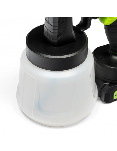 Pistolet malarski z 3 dyszami NS-SG-20V-B NAC SMART z akumulatorem 2 Ah i szybką ładowarką 5905842532144 8