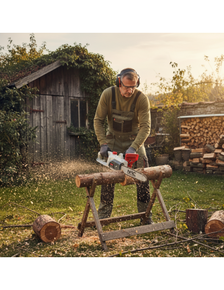 Cicha pilarka elektryczna piła łańcuchowa 35 cm 1600W NAC CE16-35-N-H 5905842509825 9