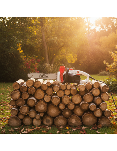 Cicha pilarka elektryczna piła łańcuchowa 35 cm 1600W NAC CE16-35-N-H 5905842509825 10