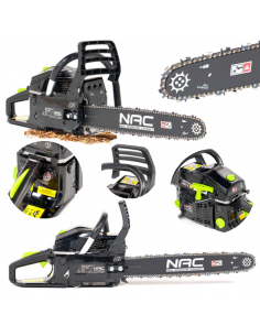 Mocna piła spalinowa pilarka łańcuchowa 52cc 45 cm NAC CST52-45-01AC-V 5905842519817