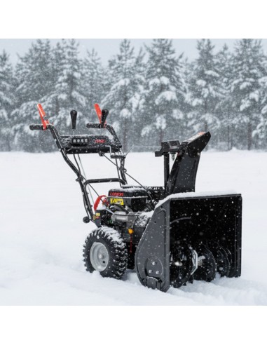 Odśnieżarka spalinowa z napędem z rozrusznikiem elektrycznym NAC STP196L-61-E-K 5902490793576 2