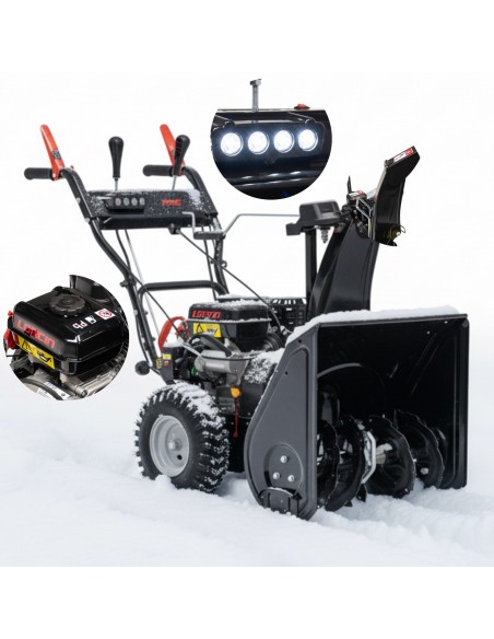 Odśnieżarka spalinowa z napędem z rozrusznikiem elektrycznym NAC STP196L-61-E-K 5902490793576