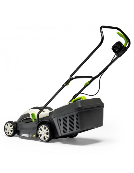 Wydajna kosiarka elektryczna NAC LE14-34-PB-KC 1400W z zabezpieczeniem termicznym 5902067856390 5