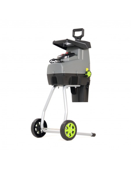 Mocny rozdrabniacz elektryczny do gałęzi NAC SHE280S-BAG-G z frezowym systemem rozdrabniania 5902067856093 5