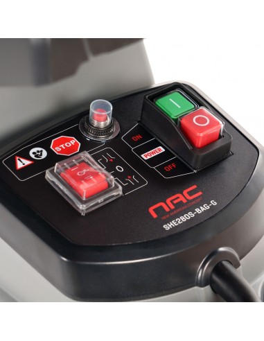 Mocny rozdrabniacz elektryczny do gałęzi NAC SHE280S-BAG-G z frezowym systemem rozdrabniania 5902067856093 7