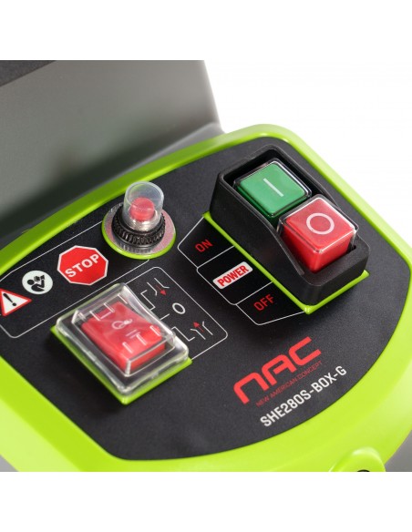 Wysokiej jakości rozdrabniacz do gałęzi NAC SHE280S-BOX-G elektryczny, z frezowym systemem rozdrabniania 5902067856109 3