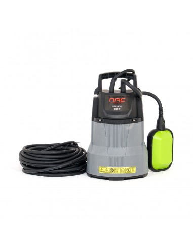 Lekka pompa ogrodowa do wody czystej NAC SPE25C-L 250W, 8000l/h 5902490742567