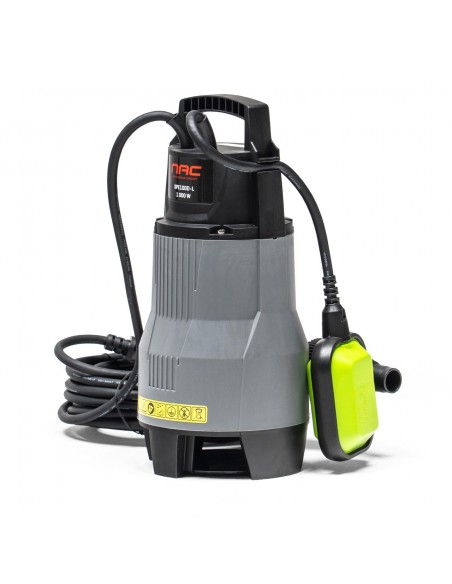 Wydajna pompa ogrodowa do wody brudnej NAC SPE100D-L 1000W 16000L/H 5902490742598 5