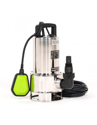 Wytrzymała pompa zatapialna do brudnej wody NAC SPE75INOX-L 750W 5902490742628 3