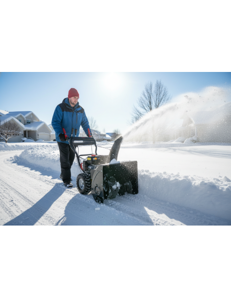 Odśnieżarka spalinowa z napędem i rozrusznikiem elektrycznym 66 cm NAC STP212L-66-EB-K 5905842537729 14