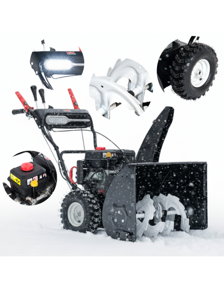 Odśnieżarka spalinowa z napędem i rozrusznikiem elektrycznym 76 cm NAC STP212L-76-EB-K 5905842520103