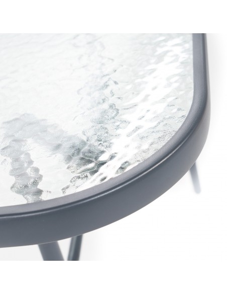 Stylowy zestaw mebli ogrodowych dla 6 osób: stół obiadowy + 6x składane krzesło Meven 5905842532533 6