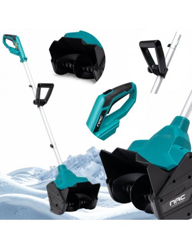 Lekka odśnieżarka akumulatorowa NAC STB-BL-30-LI-20V 5905842533899