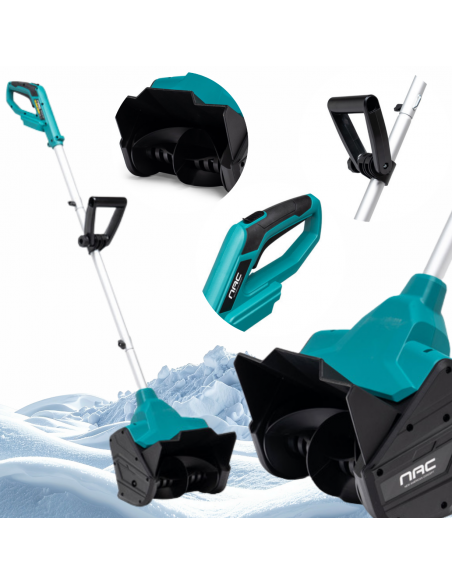 Lekka odśnieżarka akumulatorowa NAC STB-BL-30-LI-20V 5905842533899
