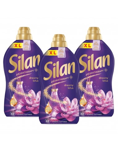 3x Zmiękczający płyn do płukania Silan Aromatherapy Dreamy Lotus 3x1364 ml 186 prań 9000101582604