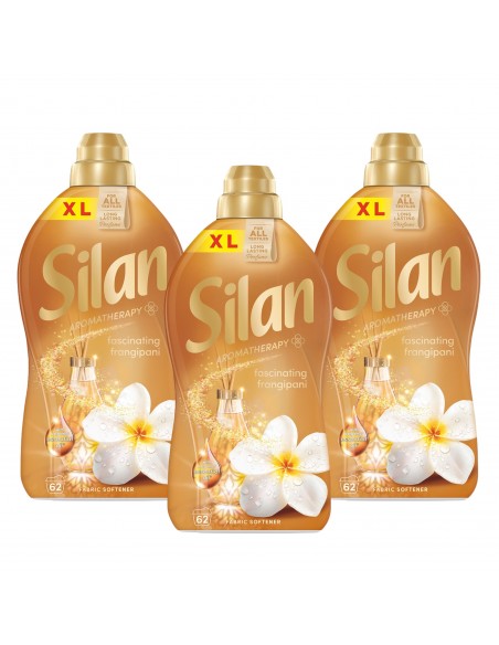 3x Zapachowy płyn do płukania Silan Aromatherapy Fascinating Frangipani 3x1364 ml 186 prań 9000101582642