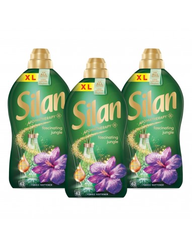Aromatyczny płyn do płukania tkanin Silan Aromatherapy Fascinating Jungle 3x1364 ml 186 prań 9000101583069