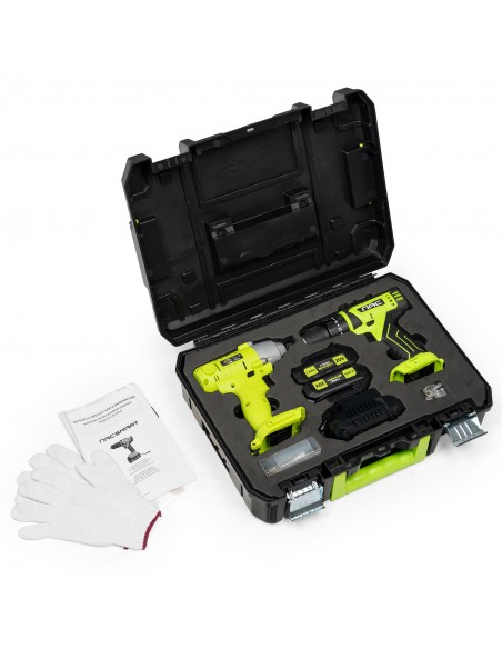 ZESTAW WKRĘTARKA I ZAKRĘTARKA UDAROWA 20V NAC SMART NS-SET1-20V 5905842533370 3