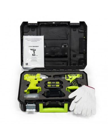 ZESTAW WKRĘTARKA I ZAKRĘTARKA UDAROWA 20V NAC SMART NS-SET1-20V 5905842533370 5